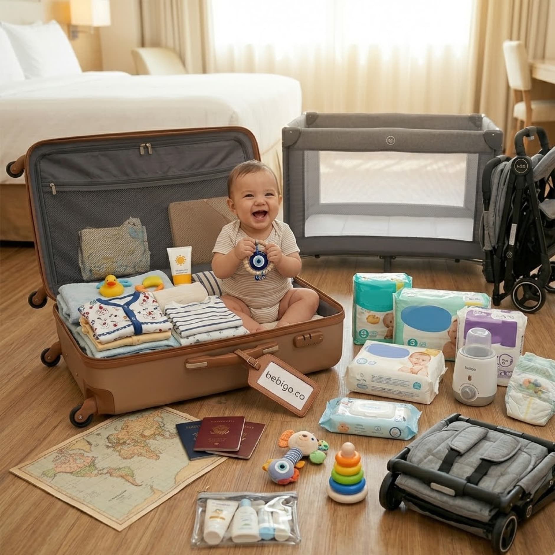 Bebekle Tatile Giderken Yanınıza Almanız Gerekenler