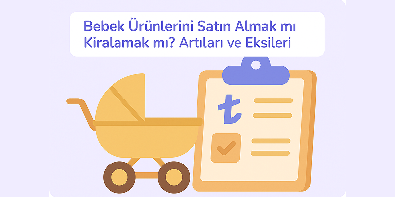 Bebek Ürünlerini Satın Almak mı Kiralamak mı? Artıları ve Eksileri