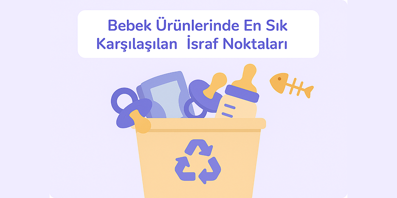 Bebek Ürünlerinde En Sık Karşılaşılan İsraf Noktaları