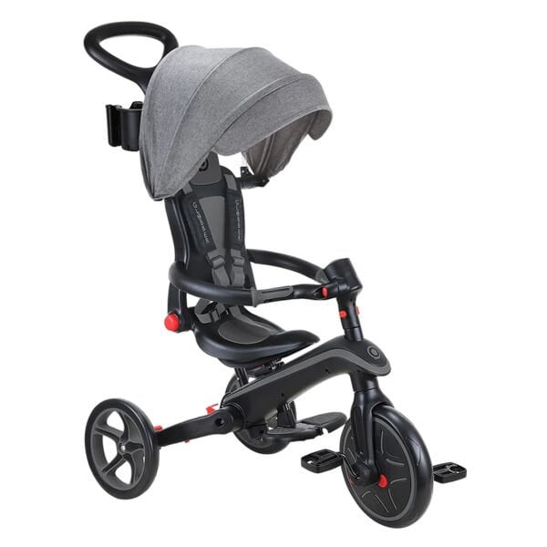 Globber Explorer 4in1 Katlanabilir Bisiklet – Siyah/Gri