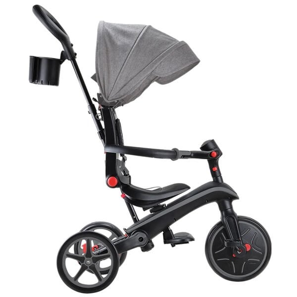 Globber Explorer 4in1 Katlanabilir Bisiklet – Siyah/Gri